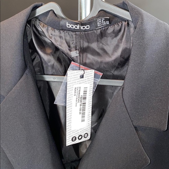 WRAP TIE BOOHOO DRESS BLAZER - Picture 4 of 4